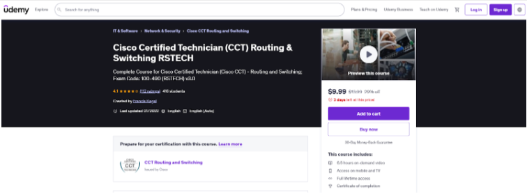 Cisco Certified Technician Routing & Switching RSTECH Cisco Certified Technician Routing & Switching RSTECH