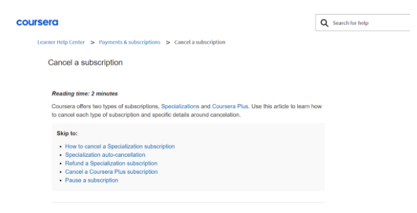 Can I Pause Coursera Subscription Can I Pause Coursera Subscription