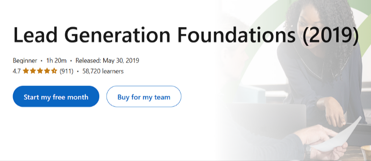 Lead Generation Foundations Lead Generation Foundations
