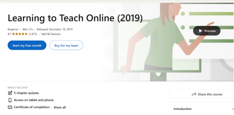 Learning to Teach Online Learning to Teach Online