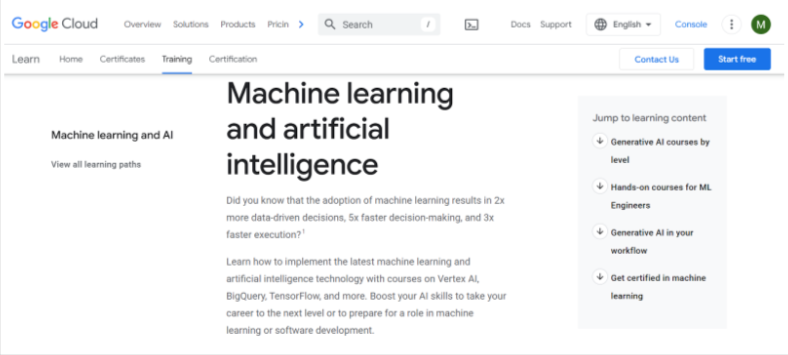 Machine Learning and Artificial Intelligence Machine Learning and Artificial Intelligence