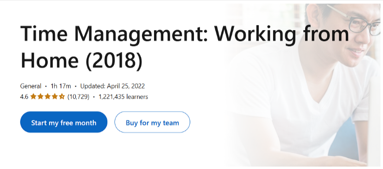 Time Management: Working from Home Time Management: Working from Home