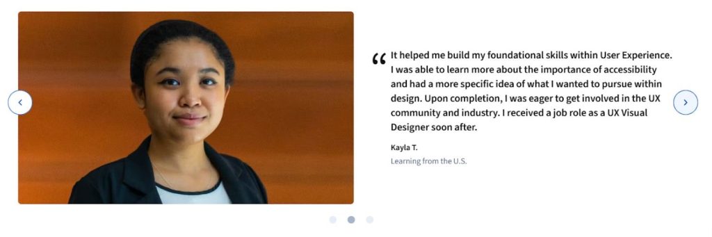 Google UX Design Professional Certificate Testimonial Google UX Design Professional Certificate Testimonial
