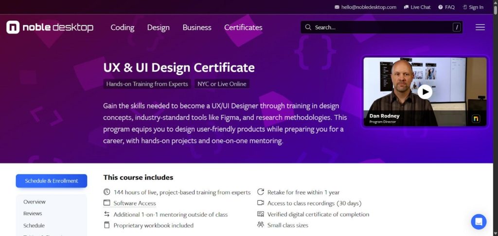 Noble Desktop UX/UI Design Certificate Noble Desktop UX/UI Design Certificate