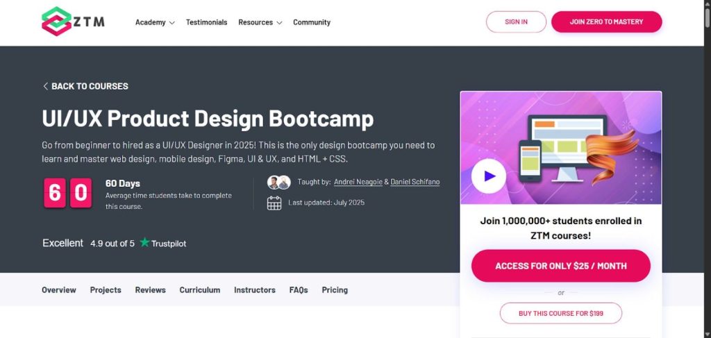 Zero To Mastery UI/UX Design Bootcamp Zero To Mastery UI/UX Design Bootcamp