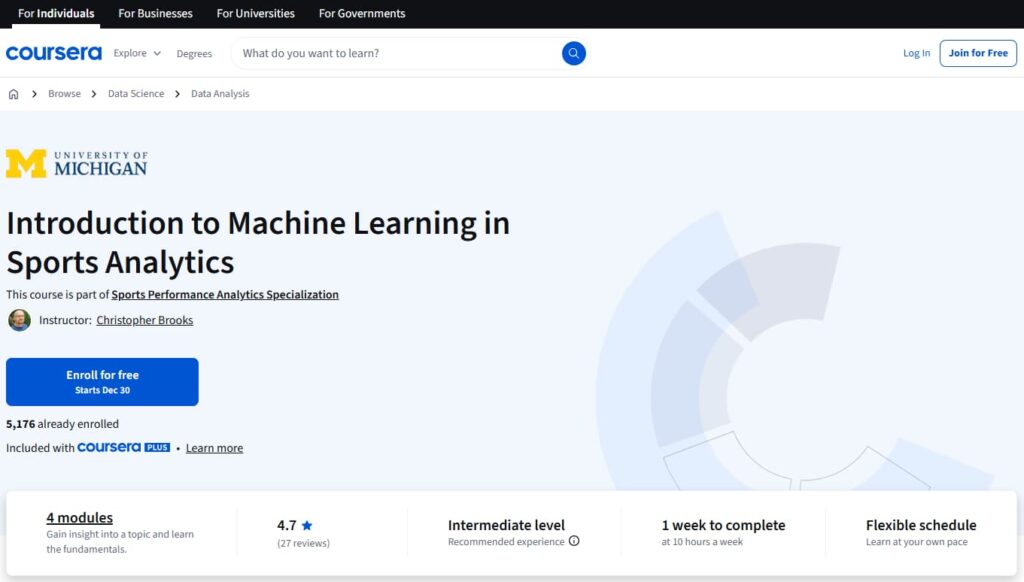 Machine Learning in Sports Analytics Machine Learning in Sports Analytics