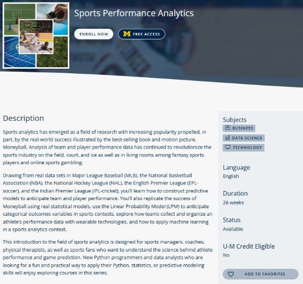 Sports Performance Analytics Sports Performance Analytics